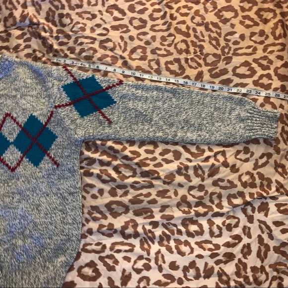 MARK RICHARDS Argyle Sweater Vintage - Picture 6 of 8
